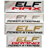 Isuzu Elf stickers / Elf max Powersteering stickers / Elf power steering stickers / Elf Powersteerin