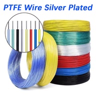 30 28 26 AWG PTFE Wire Silver Plated FEP Insulation Single Core Cable High Purity OFC Copper Wire DI
