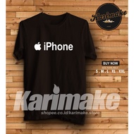 IPHONE T-shirt Apple Logo T-shirt Gadget T-shirt - - KHEY OLD SHOP