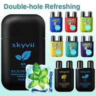 [COD&Free Shipping] Causone Skyvii Double Hole Vital Refreshing Oil Energy Bar Cool Nostril Nasal ln