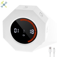 Octagon Timer 1/3/5/15/30/60/90min Countdown and Custom Positive Timing Gravitational Flip Focus Pro