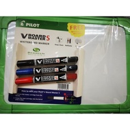 PILOT SLIM WHITE BOARD MARKER SET FREE WHITE BOARD