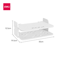 ชั้นเก็บเราเตอร์wifi  ชั้นวางของติดผนัง ชั้นวางกล่องwifi ชั้นวางกล่องรับสัญญาณ ชั้นวางของ 2 ขนาด ไม่ต้องเจาะผนัง ติดตั้งง่าย กันน้ำ Xliving