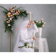gaun pengantin muslimah gaun walimah gaun akad wedding dress muslimah