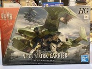 全新現貨 BANDAI 萬代 組裝模型 HG 1/72  境界戰機 V-33 白鸛運輸機