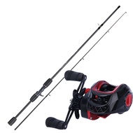 Malaysia Fishing Rod Set 2 Sections Fishing Rod 7.2:1 Gear Ratio Baitcasting Reel For Freshwater Fis