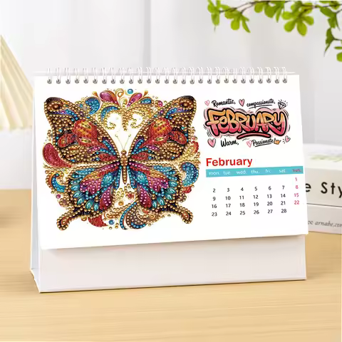 2026 Calendar DIY Diamond Painting Art Kit Diamond Painting Calendar Set Diamond Painting Kit for Ho