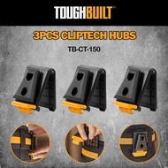 TOUGHBUILT 3PCS CLIPTECH HUBS TB-CT-150