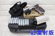 武SHOW WG 301 貝瑞塔 M84 手槍 CO2槍 銀 紅雷射版 優惠組F 直壓槍 小92 獵豹 鋼珠槍 改裝 