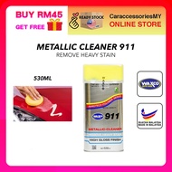 WAXCO 911 Metallic Cleaner 530ml heavy stain remover car polish high gloss finish dirt scratch auto 