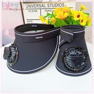 BRED Breathable Cooling Fan Hat Fan Sun Visor Hat Fishing Hat Cooling Peaked Hat Usb Charging Hat Fa