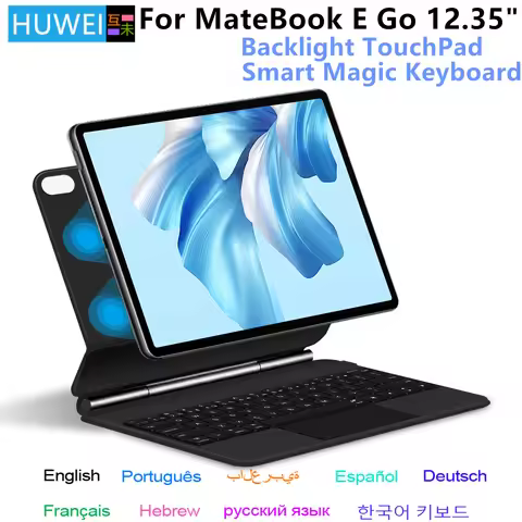 HUWEI Magic Keyboard Folio for Huawei MateBook E GO 12.35 inch GK-W58 GK-W56 GK-W76 Tablet PC Smart 