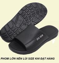 [XUẤT KHẨU_PHOM LỚN] Dép nhựa nam quai ngang trơn SM004 Cỏ Boutique chất lượng êm chân không thấm nư