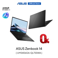 ASUS Zenbook 14 OLED UM3406GA-QL733WA 14 inch thin and light laptop FHD+ OLED Touch screen AMD Ryzen