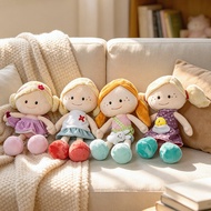 New Fairy Tale Little Girl Series Plush Toys Lovely Happy Girl Doll Pretty Dressed Cartoon Person Do