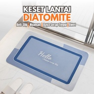 Diatomite Bathroom Floor Mat Anti-Slip Water Absorbent 60x40 Cm DD-31A/B