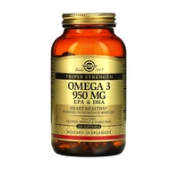 [ โอเมก้า 3 ] Solgar Omega 3 EPA & DHA Triple Strength (950 mg) x 100 ซอฟเจล (Softgels)
