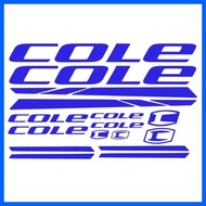 ❖ ✢ ♙ cole bike frame design vinyl cutout stickers