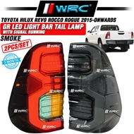 Toyota Hilux Revo Rocco Rogue 2015 - Onwards GR Led Light Bar Tail Lamp With Signal Running