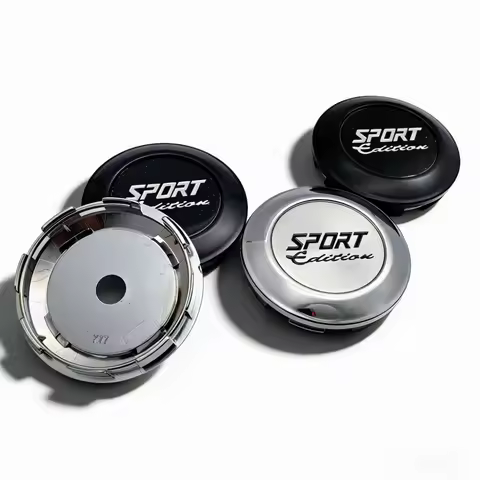 4pcs 77MM Clips 72MM Sport Edition Logo Badge Emblem Car Wheel Center Caps Rim Hubcaps Dust Cover Wh