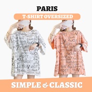 [PARIS] Oversized T-Shirt Unisex T-Shirt for Women and Men Full Print PARIS Motif
