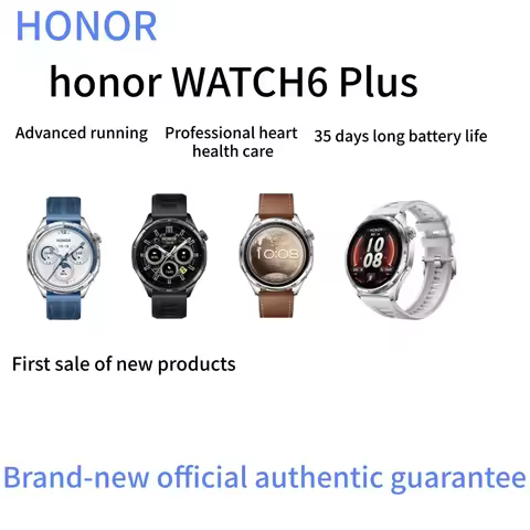 HONOR Watch 6 Plus Professional Sports Edition Super Long Life Intelligent Heart Health Management W