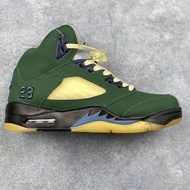 Cross-Border Sports High-Quality AJ5 Fashionable All-Match Anti-Slip Wear-Resistant Sports Shoes Sho