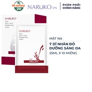 Hộp 10 Miếng Mặt Nạ Naruko Ý Dĩ Nhân Đỏ Sáng Da Mới 25ml/M