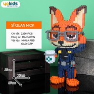 Đồ chơi lắp ráp Cáo và Thỏ 35-115cm Hãng Xinz - Haicaipin mô hình Mảnh Gai Judy Nick Cỡ Lớn Sáng Tạo