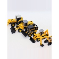 [Car Model] Toy Engineering Vehicle New Holland New Holland Excavator Loader Model Scene Decoration