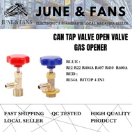 Can Tap Valve Open Valve Gas Opener - R134a R134 , R12 , R600a R600 , R22 , R410A R410 , R404A R404 