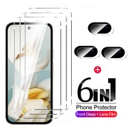6In1 For Google Pixel 9A Glass Camera Lens Protective Glass Pixel 9a 9A Pixel 9 9 Pro XL 9Pro Screen