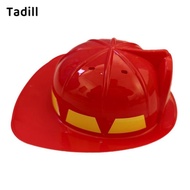 Tadill Dr Up Toy Fireman Role Play Tools Plastic Safety Hat Helmet for Kid Red