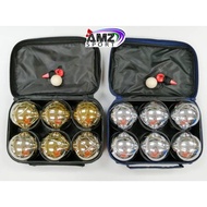 Petanque Ball Silver/Gold 6pcs with Jack Set (READY STOCK)