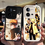 N134 Naruto Uzumaki Silicone Black White Casing for VIVO T4 Y28 Y28s Y17S V25E iQOO Z9 Z10 Z9X 13 V2