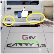 GRV and CARRY 1.5 writing stickers