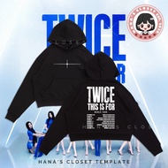 THIS IS FOR TWICE Heavyweight Cropped Hoodie Customized Inspired Hoodie