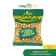 Lazycart Nagaraya Garlic Cracker Nuts (Green) 80g - A Flavorful Snack Adventure