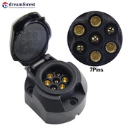 DREAMFOREST 7Pin/13Pin 12V Electrical Connector Adapter Euro Trailer Socket Car Accessories Caravans