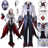 Arlecchino Cosplay Costume, Genshin Impact  Fatui Harbinger Wig Set Game Genshin Impact Role Play Su
