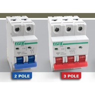 EPS 2 Pole 3 Pole (6KA) MCB 40A 63A Miniature Circuit Breaker