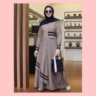 SERENADA DRESS Baju Gamis Wanita Terbaru 2020 Dress Wanita Elegant