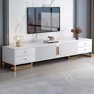 SkyCity❣️ TV Console Light Luxury TV cabinet Nordic style cabinet modern simple living room household small family tea table TV cabinet floor cabinet  Singapore
