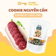 Redvelvet chocolate chips Healthy Key whole grain cookies - eatclean whole grain cookies, delicious