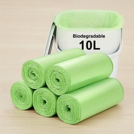 20-bag roll, biodegradable plastic trash bags, 17.72x19.69 inch, disposable