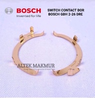 PART BOSCH SWITCH CONTACT MESIN BOR ROTARY HAMMER GBH 2-26 DRE PLAT GESEK BRUSH HOLDER BOR BETON SDS PLUS BOSCH GBH2-26DRE GBH2-26 DRE GBH226 GBH 2 26DRE