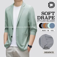 🇲🇾 DESINCE Men Stylish Blazer Smart Casual Men Outerwear Jaket Lelaki MT 112