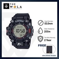 Casio G-Shock MASTER OF G - LAND GW-9500 Series Men's MUDMAN Sport Tough Solar Watch with Orange Res