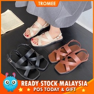 TROMEE BK1 DORUT Korean Women Fashion Slippers Flat Bottomed Comfortable Beach Anti Slip Soft Sole S