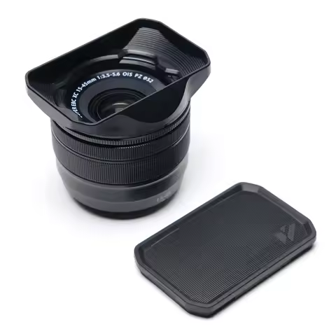 For FUJI XC15-45 Hood For FUJI XC15-45 XT50 XS20 XT100 xt30 52mm Vintage Square Lens Protective Cove